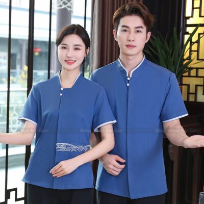 Đồng phục nhân viên pha chế quán cafe đẹp 1