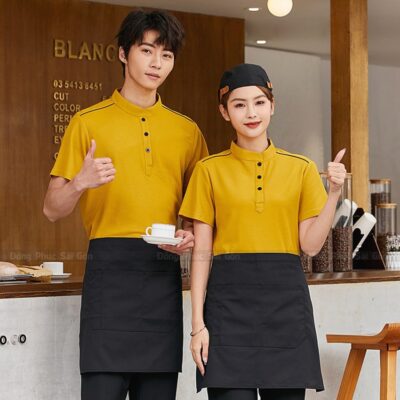 Đồng phục nhân viên phục vụ cafe lịch sự 1