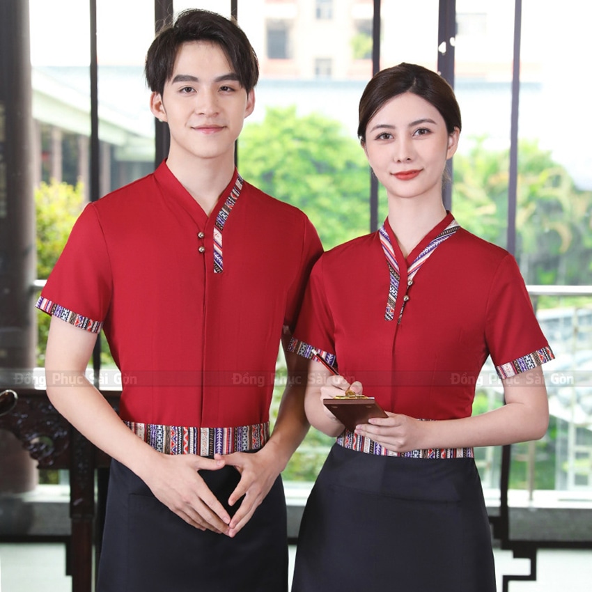 Đồng phục nhân viên quán cà phê mới nhất 1
