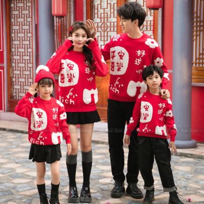Đồng phục Noel gia đình GD250096