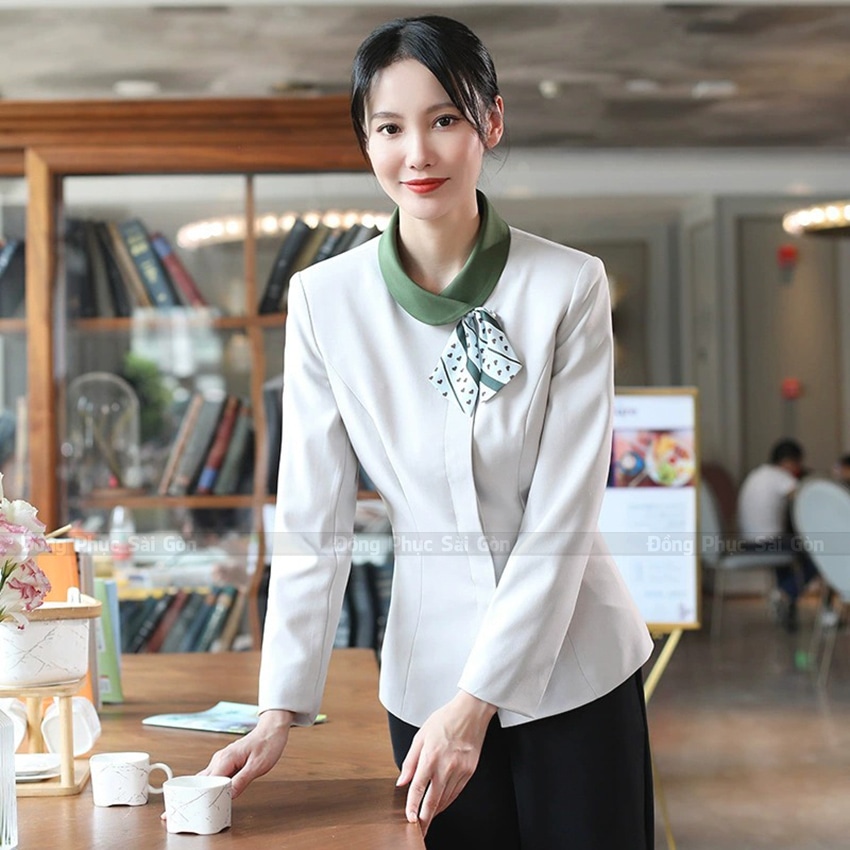 Đồng phục phục vụ cafe chuyên nghiệp 2