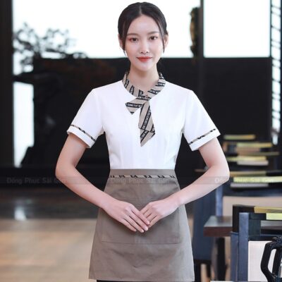 Đồng phục quán cafe giá rẻ TPHCM 1