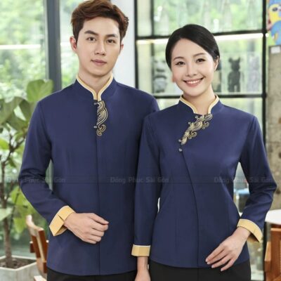 Đồng phục quán cafe Hàn Quốc phong cách 1