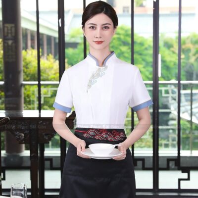Đồng phục quán cafe mùa đông ấm áp 1