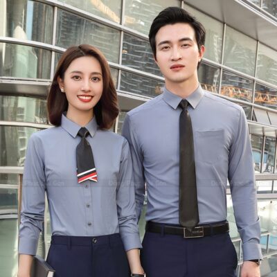 Đồng phục sơ mi nam nữ cao cấp - đa dạng mẫu 1