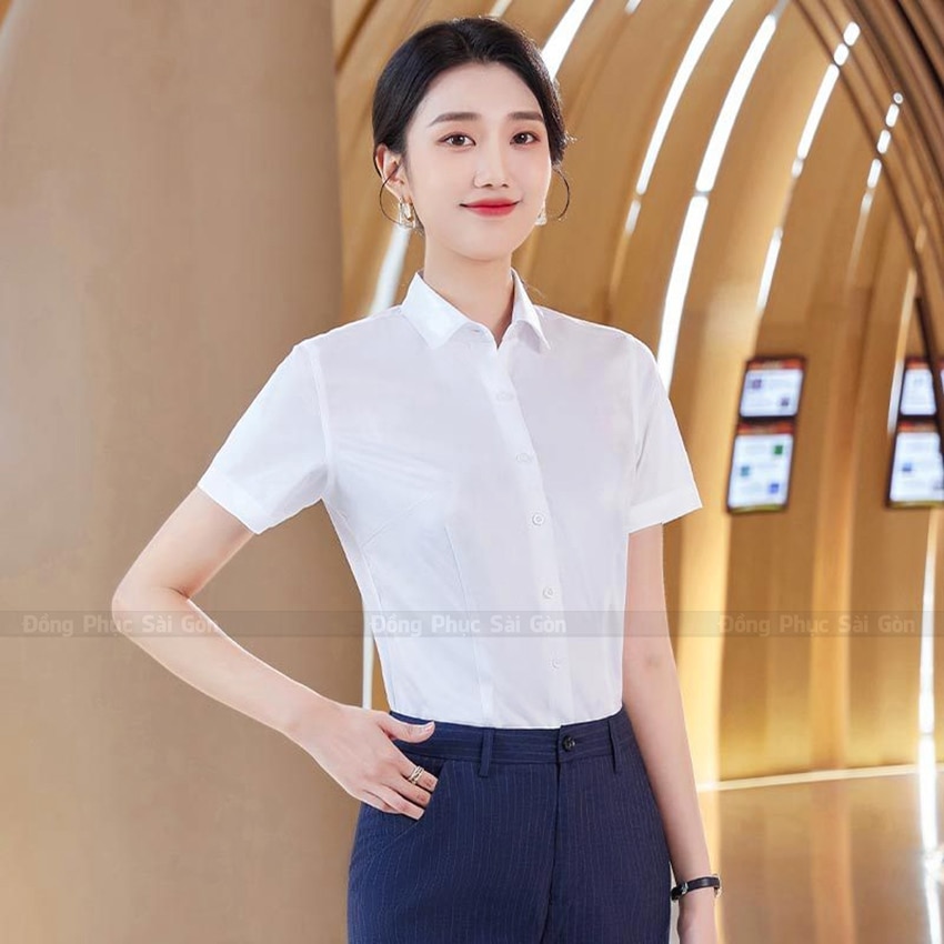 Đồng phục sơ mi nữ hiện đại 5
