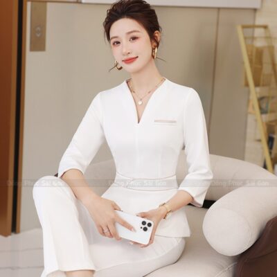 Đồng phục spa Hàn Quốc thời trang