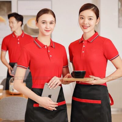 In áo đồng phục cà phê TPHCM nhanh 1