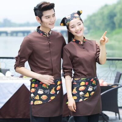In áo đồng phục cafe theo yêu cầu 1
