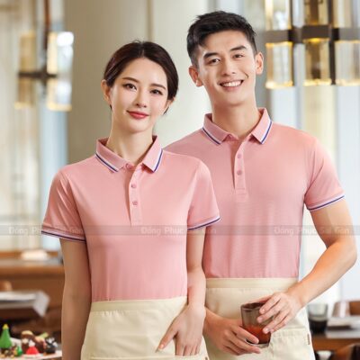 In áo đồng phục quán cafe tại TPHCM chuyên nghiệp 1