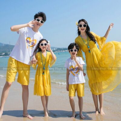 Mẫu áo đồng phục đi biển đẹp và thời trang 1