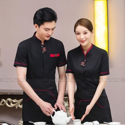 Mẫu áo đồng phục quán cafe độc đáo 1