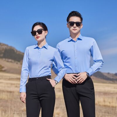 Mẫu áo đồng phục sơ mi đẹp và lịch sự 4