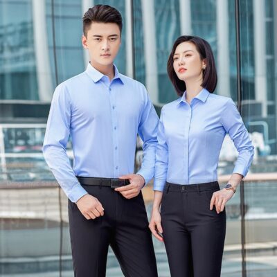 Mẫu áo đồng phục sơ mi giá rẻ chất lượng 1