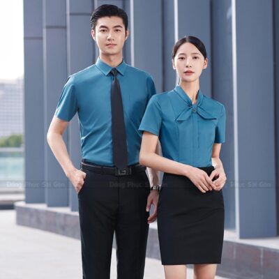 Mẫu áo sơ mi đồng phục công sở 1