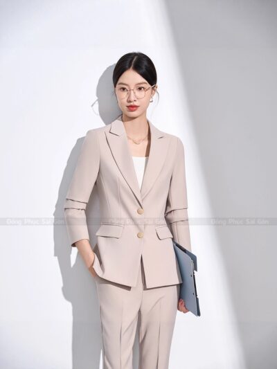 Mẫu áo vest nữ đồng phục mới nhất