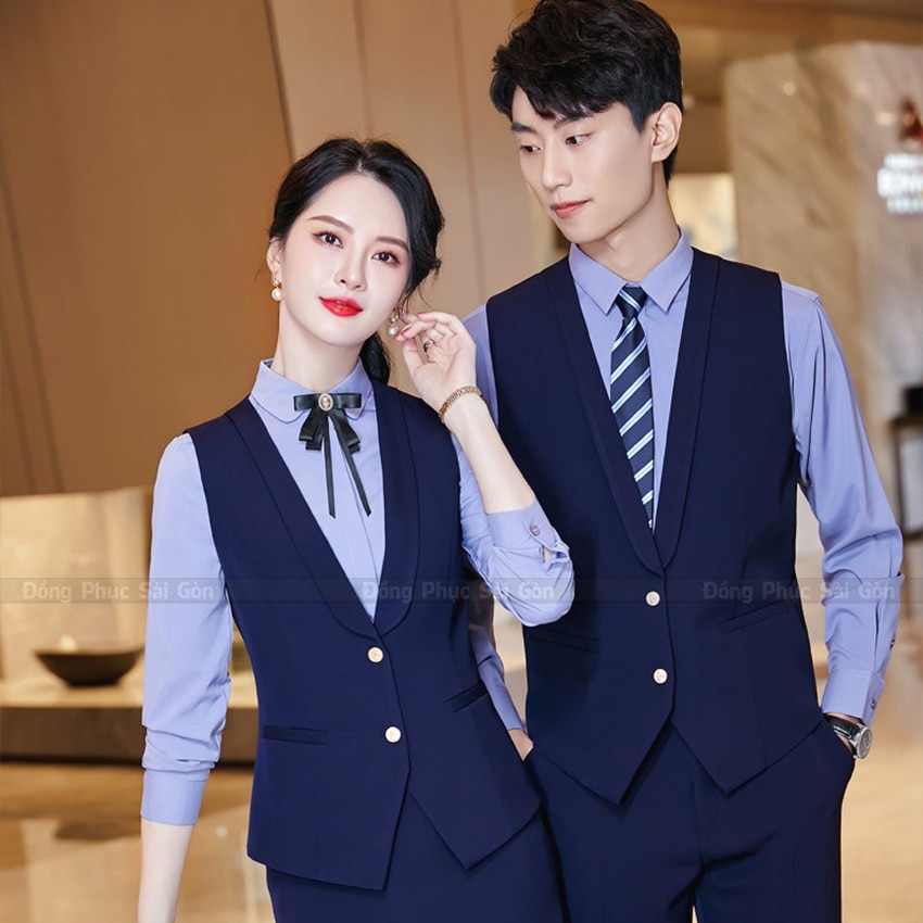 Mẫu đồng phục công sở cao cấp nét riêng