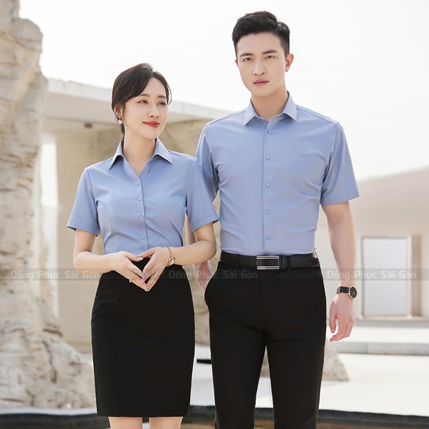 Mẫu đồng phục công sở cao cấp phong cách