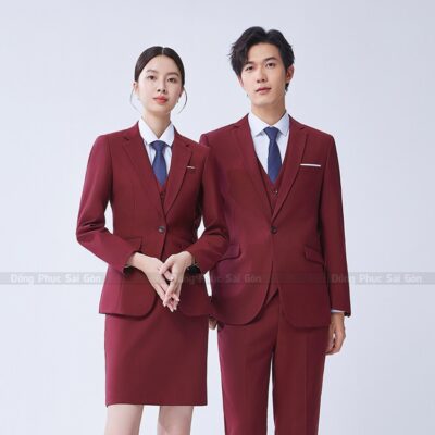 Mẫu đồng phục công sở phổ biến hiện nay 1