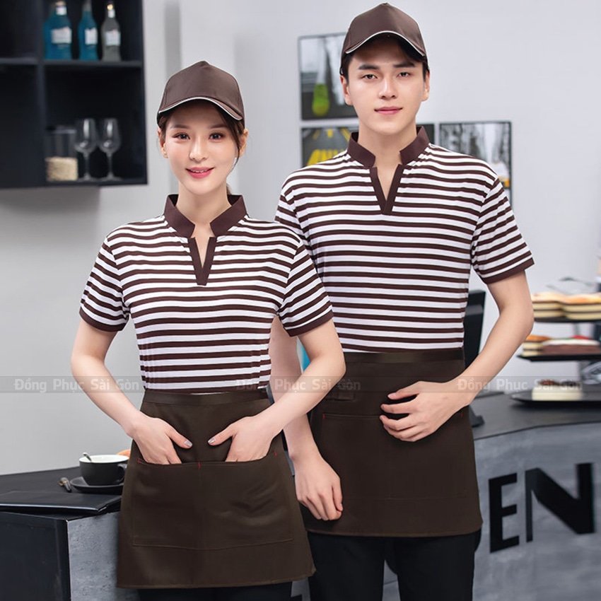 Mẫu đồng phục quán cafe sáng tạo 1