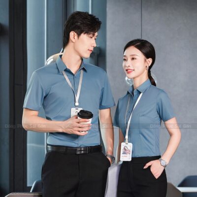 Mẫu may đồng phục công sở theo yêu cầu 3
