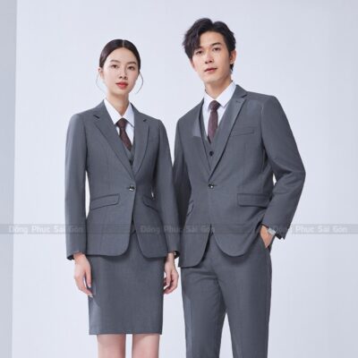Mẫu thiết kế đồng phục công sở cao cấp 6