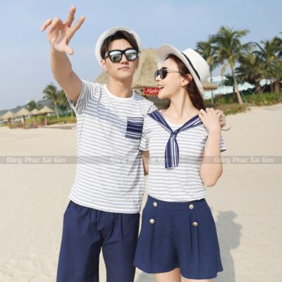 May đồng phục đi biển theo nhóm cá tính 4