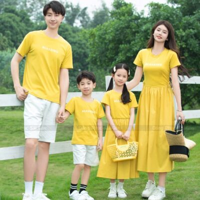 May đồng phục gia đình mùa hè tại TPHCM giá rẻ