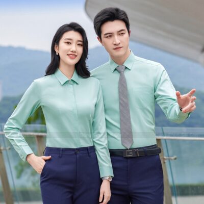 May sơ mi đồng phục số lượng ít giá rẻ 5