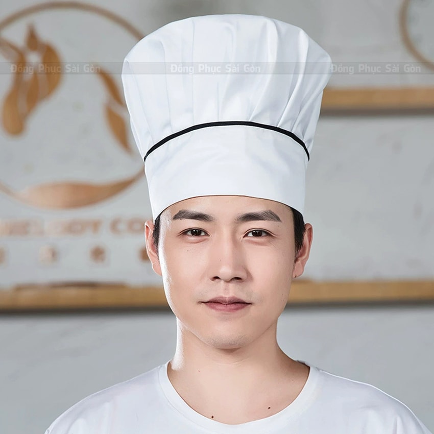 Mũ bếp đồng phục tiện dụng 4