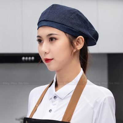 Nón đồng phục trong bếp nhà hàng chuyên nghiệp 1