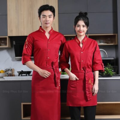 Sản xuất đồng phục bếp nhà hàng khách sạn chuyên nghiệp 1