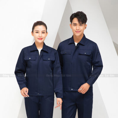sản xuất đồng phục công nhân với logo doanh nghiệp 1