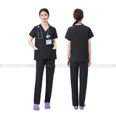 Sản xuất đồng phục y tế may sẵn đẹp 1