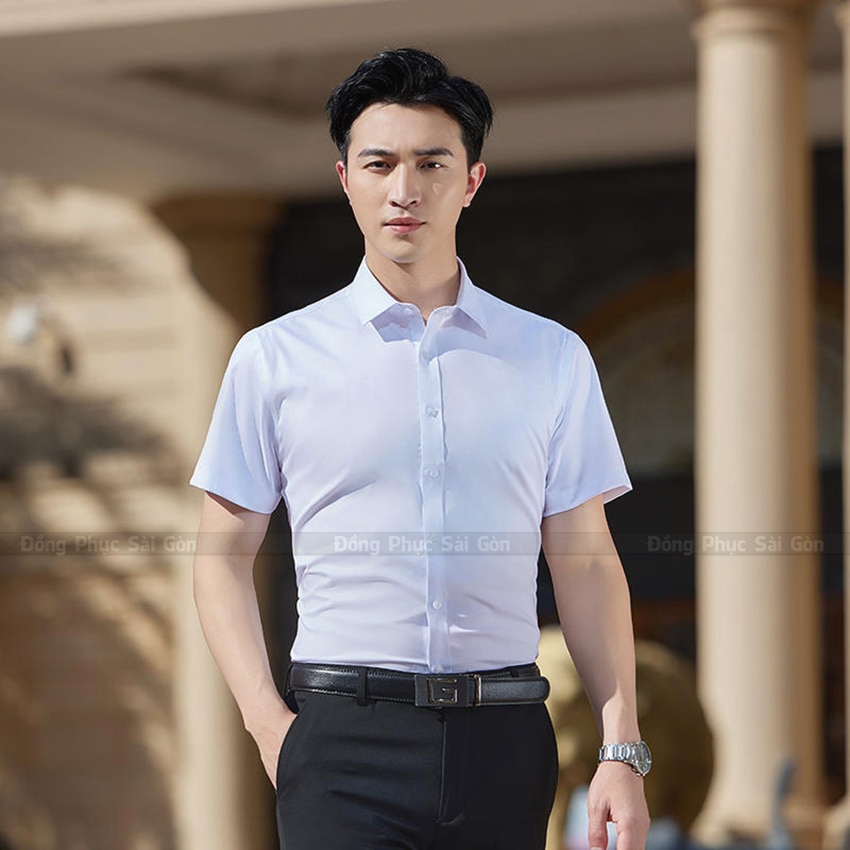 Thiết kế áo đồng phục công sở nam lịch lãm