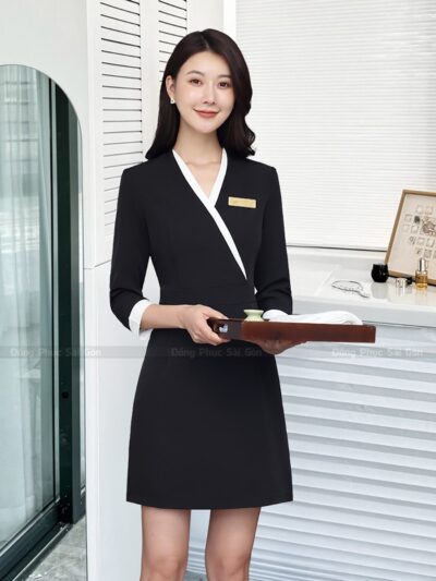 Váy đồng phục spa SP250141