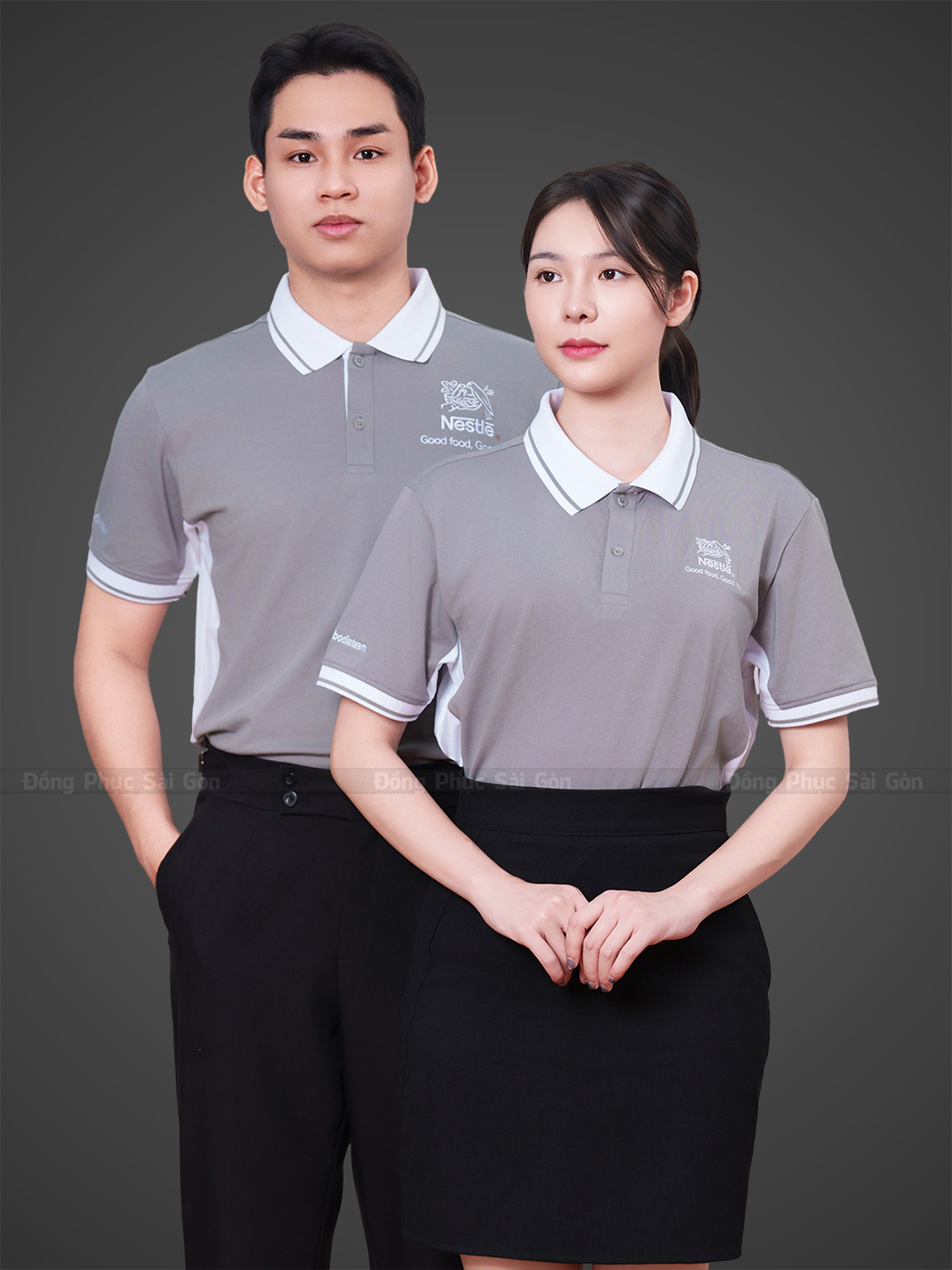 mẫu thiết kế áo thun cao cấp áo phối viền