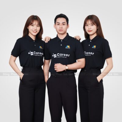 Áo thun đồng phục công ty in slogan theo yêu cầu 2