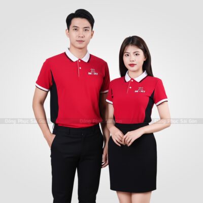 Áo thun đồng phục phối màu ATA250001 1