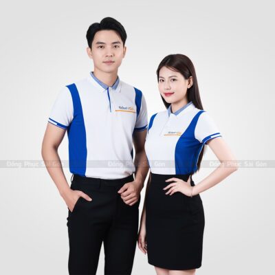 Mẫu áo thun đồng phục công ty Ticket Go 2