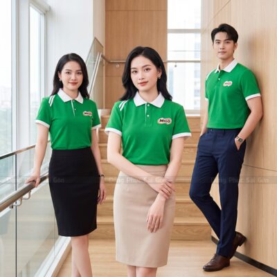 Áo thun đồng phục công ty Milo 4