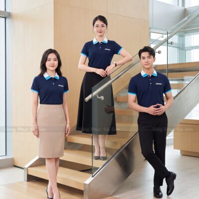 Đồng phục giá rẻ phối màu ATG260006 5