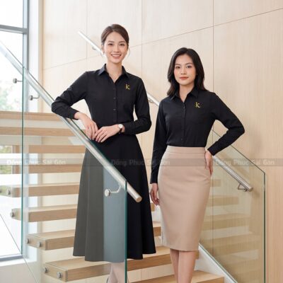 Các mẫu đồng phục công sở đẹp tại xưởng may GLU 12