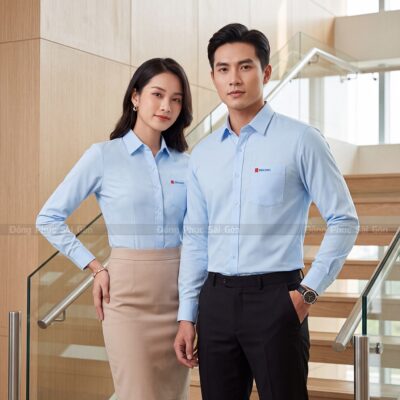 Chuyên đồng phục công sở văn phòng in logo giá rẻ 1