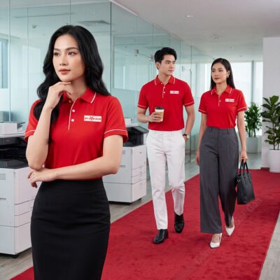 Đặt áo đồng phục công ty nhanh chóng, giá tốt 3