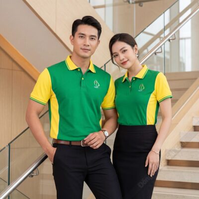 Đồng phục áo thun công sở giá rẻ chất liệu cao cấp 1