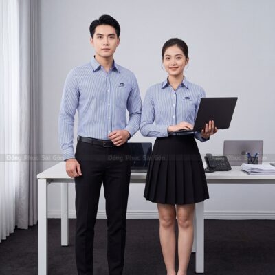 Mẫu đồng phục văn phòng đẹp hiện đại 1