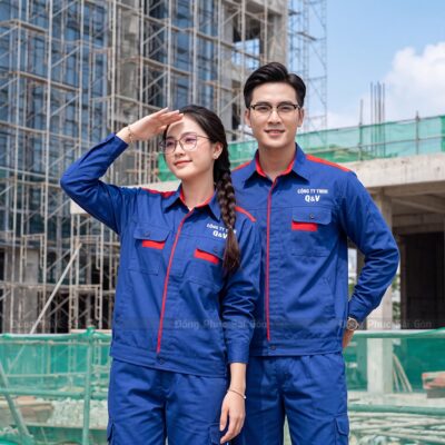May áo công nhân giá rẻ in logo số lượng lớn 1