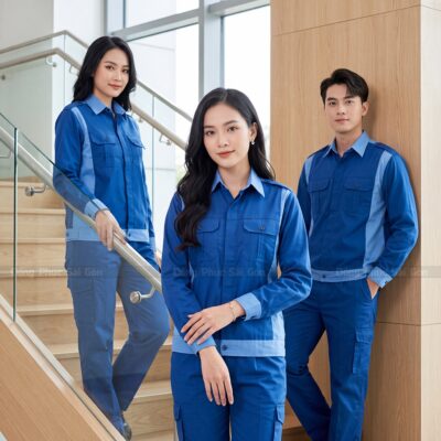 Áo bảo hộ lao động may sẵn chất lượng cao 5