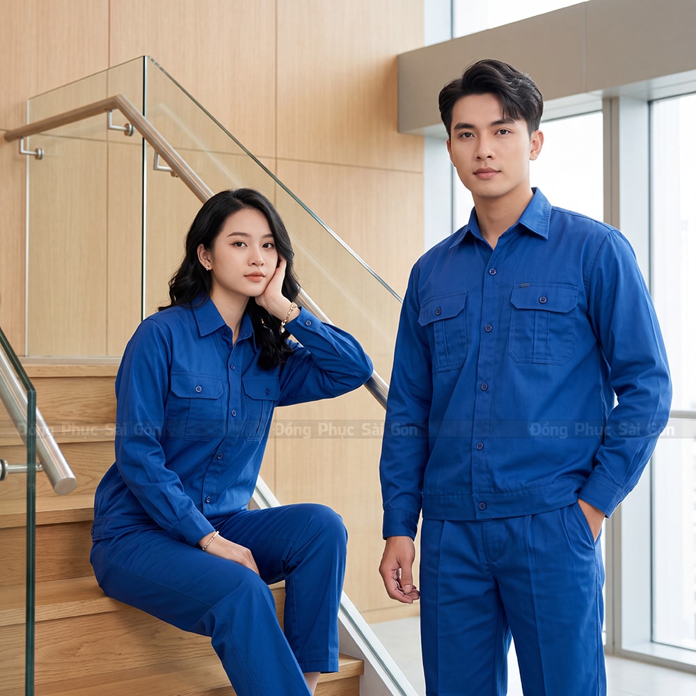 Đồng phục bảo hộ lao động may sẵn giá rẻ 6